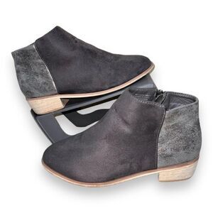 Primark Comfort Fit Side Zip Ankle Boots Grey Women's 8
